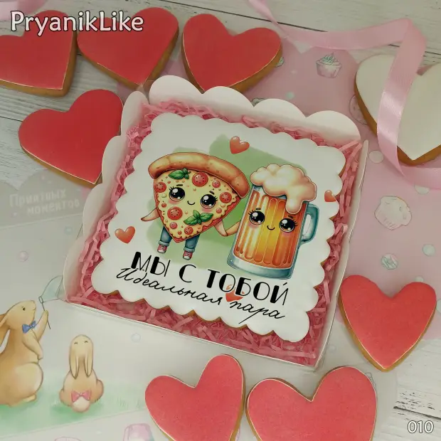 Пряник квадрат (10-10 см.)